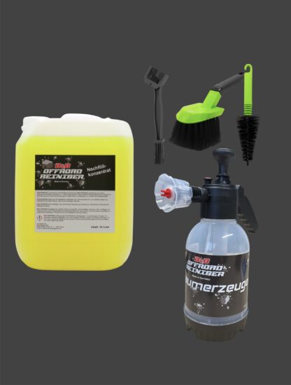 B&B Offroad Reiniger Pro Kit 10Ltr./Schaumerzeuger/Bürstenset